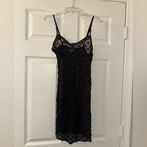 Sexy Black Sheer Lingerie Dress!